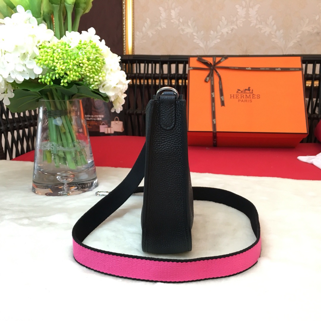 에르메스 미니 에블린16 블랙 은장